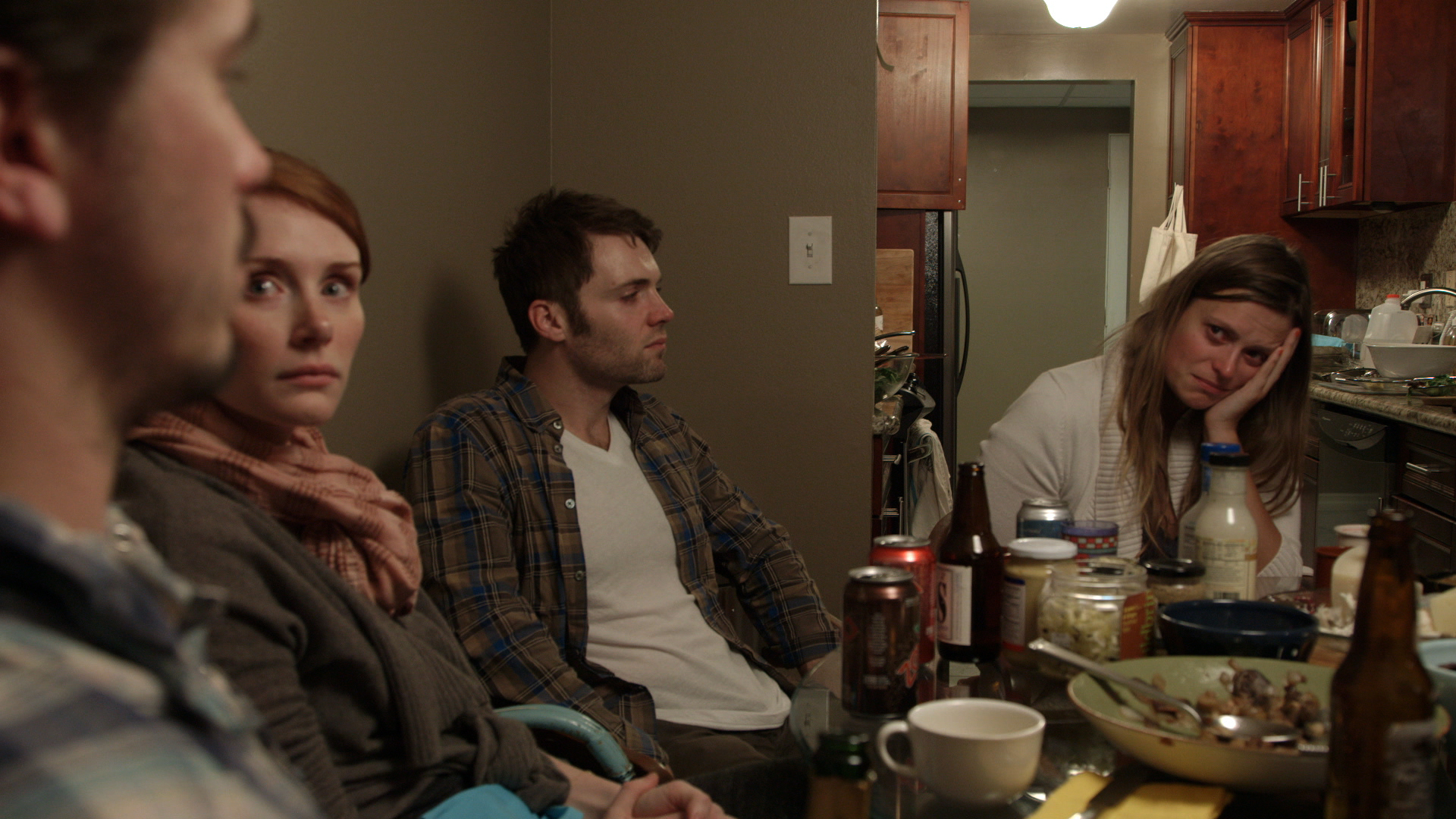 Still of Seth Gabel, Bryce Dallas Howard and Marianna Palka in The Lion's Mouth Opens (2014)