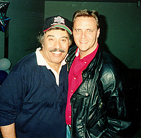 Michael Gier with singer Tony Orlando.