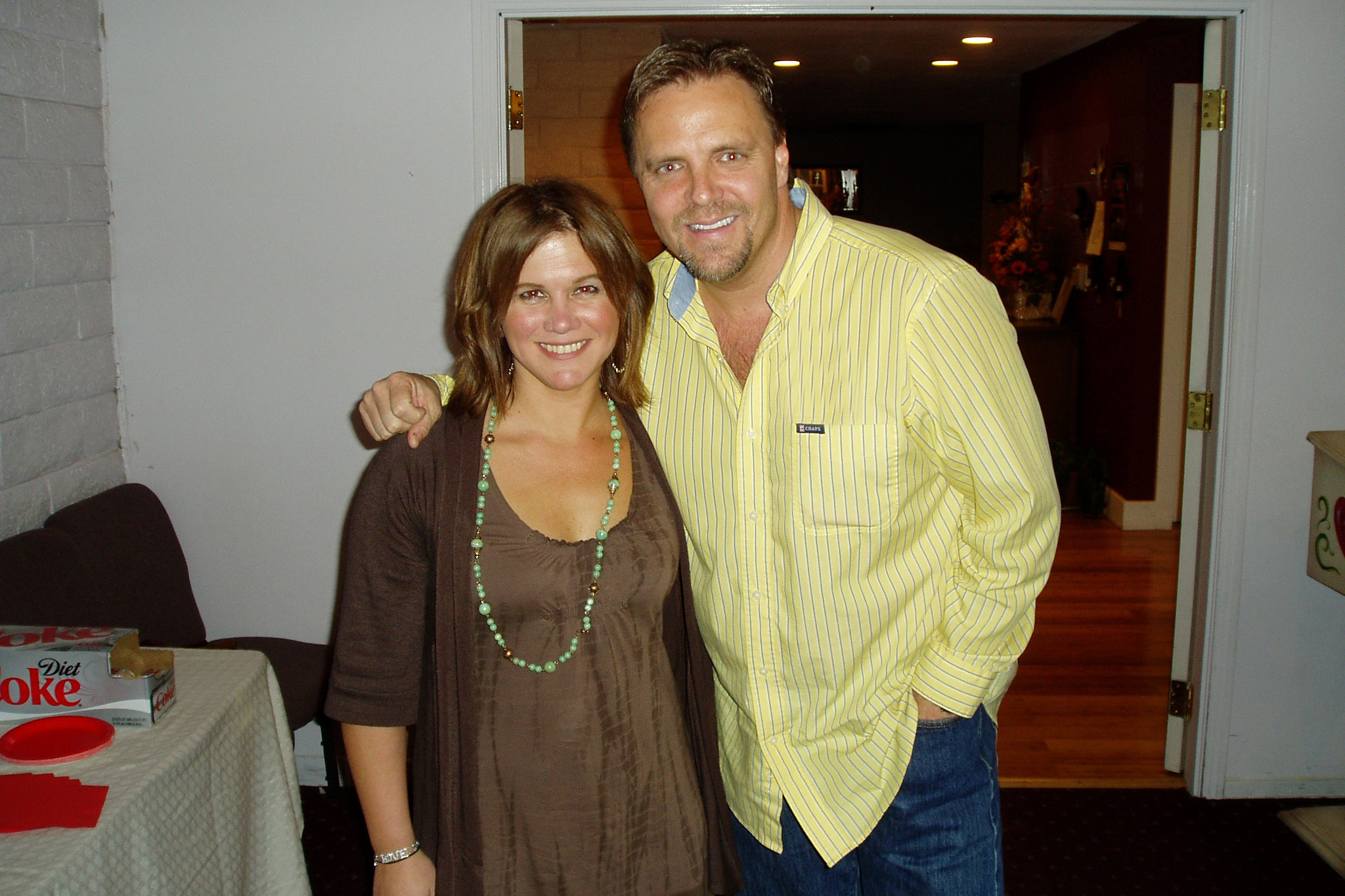 Michael Gier with actress Tracey Gold