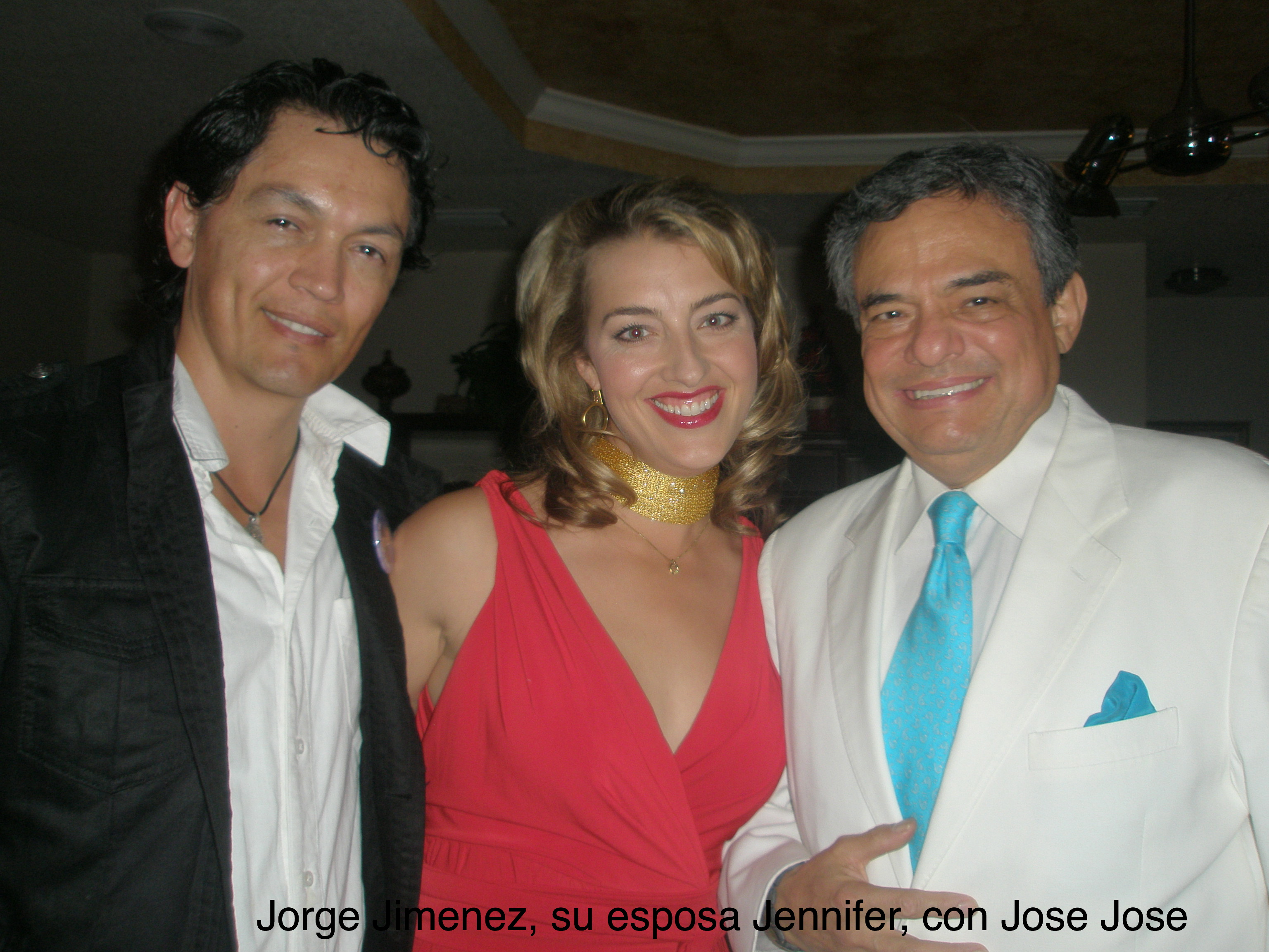 Jorge & Jennifer Jimenez con Jose Jose en Homenaje al Principe de la Cancion