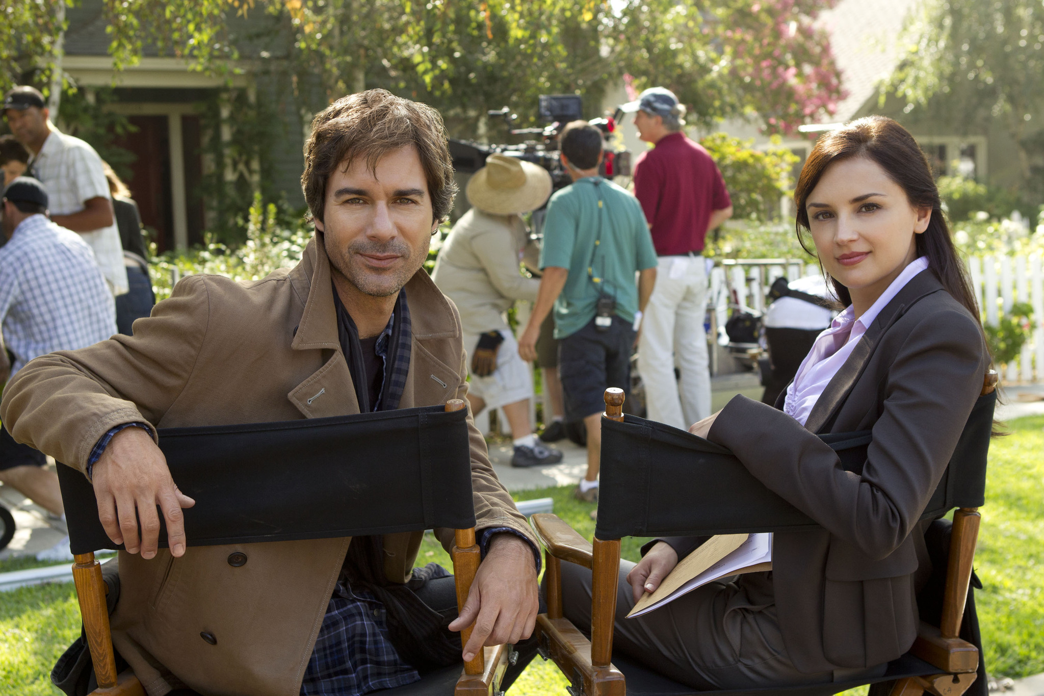 Still of Rachael Leigh Cook and Eric McCormack in Perception (2012)