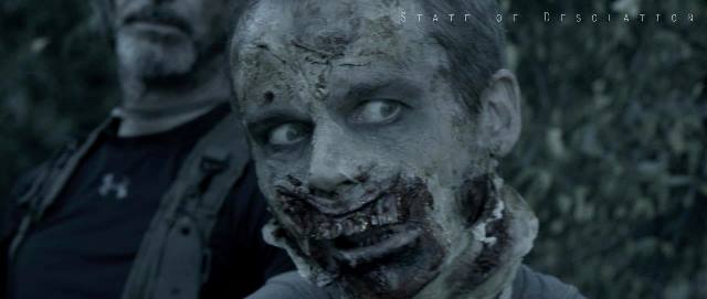 Matt McLeod as the Jabbering Zombie, in State of Desolation.