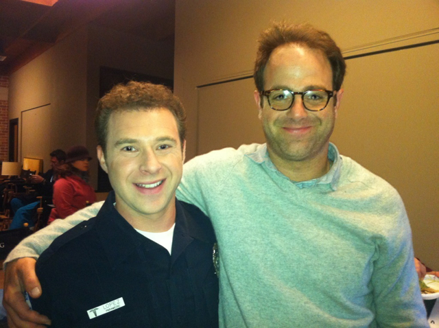 On the set of Private Practice with Paul Adelstein