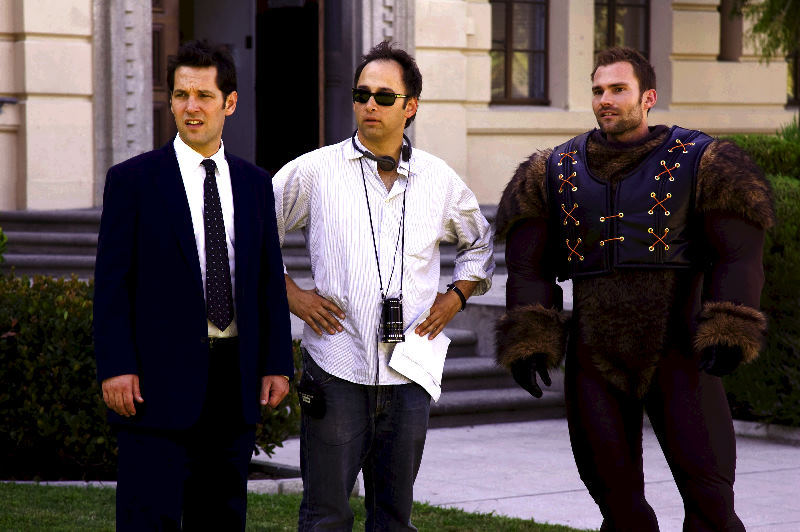 Still of Seann William Scott, Paul Rudd and David Wain in Vyriskas auklejimas (2008)