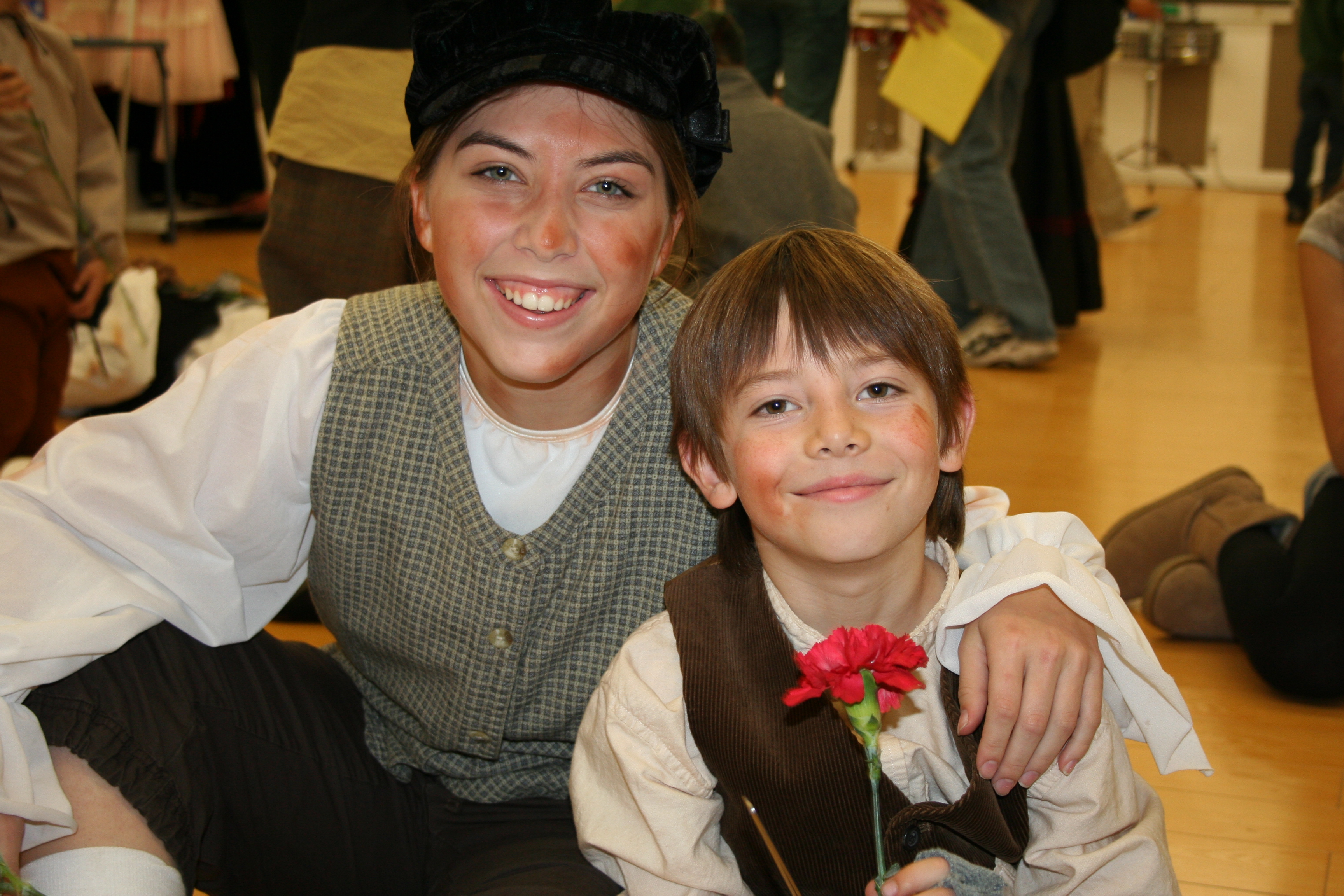 Oliver! Kaleigh with Griffin Gluck as Oliver.