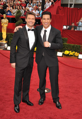 Mario Lopez and Ryan Seacrest