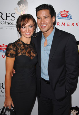 Mario Lopez and Karina Smirnoff