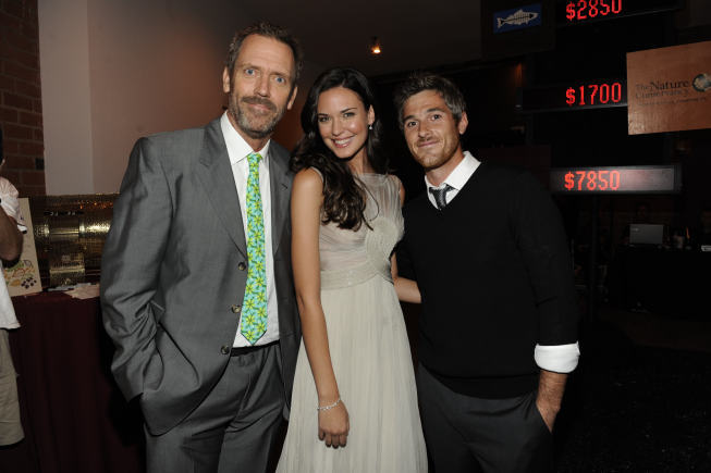 Hugh Laurie, Odette Annable and Dave Annable