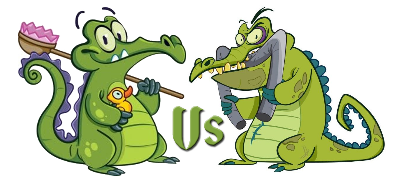 Swampy and Cranky from Disney's Where's My Water?