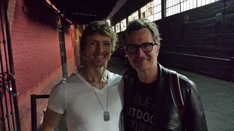 With Gary Oldman after a show.