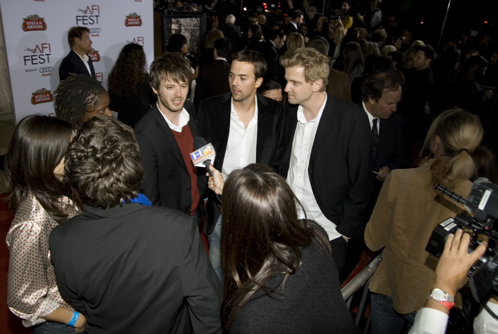 G.J. Echternkamp, Matthew Tilley, and Daniel Stamm at the AFI Fest Premiere of DEFIANCE.