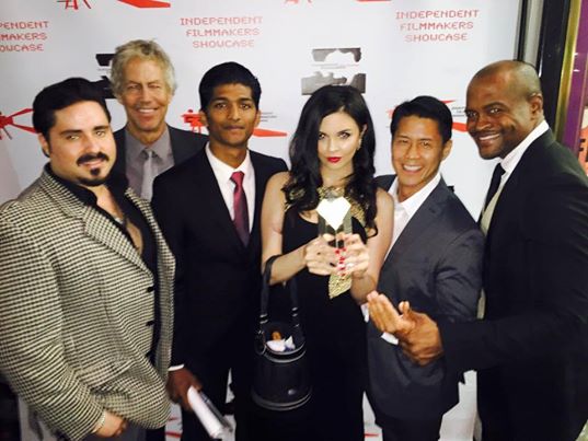 Despair Sessions Cast & Production Team at the LA-IFS Nominated for Best Picture, Winning for Best Director!