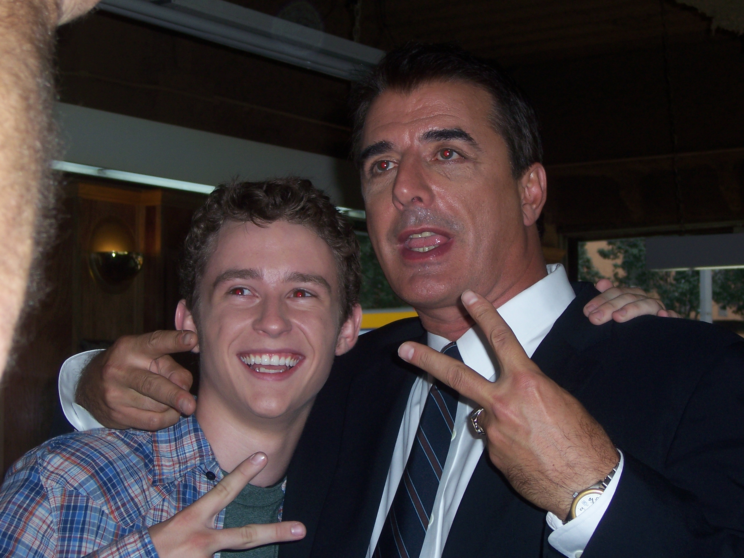Nicholas Purcell and Chris Noth - 