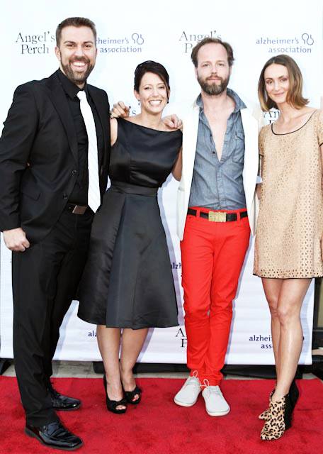 J.T. Arbogast, Kimberly Dilts, Charles Haine, and Kimberly Culotta at the Los Angeles Premiere of Angel's Perch