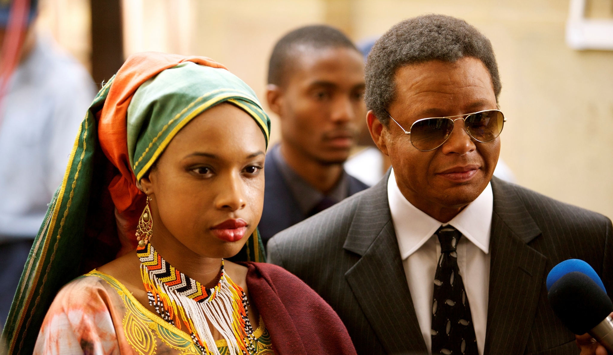 Still of Terrence Howard and Jennifer Hudson in Winnie (2011)