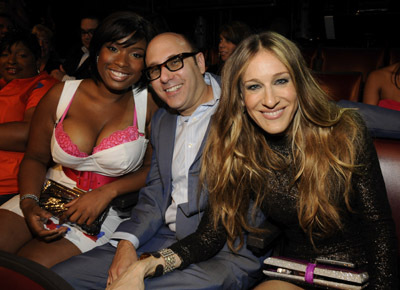 Sarah Jessica Parker, Willie Garson and Jennifer Hudson at event of 2008 MTV Movie Awards (2008)