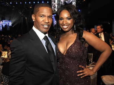 Jamie Foxx and Jennifer Hudson at event of 13th Annual Screen Actors Guild Awards (2007)
