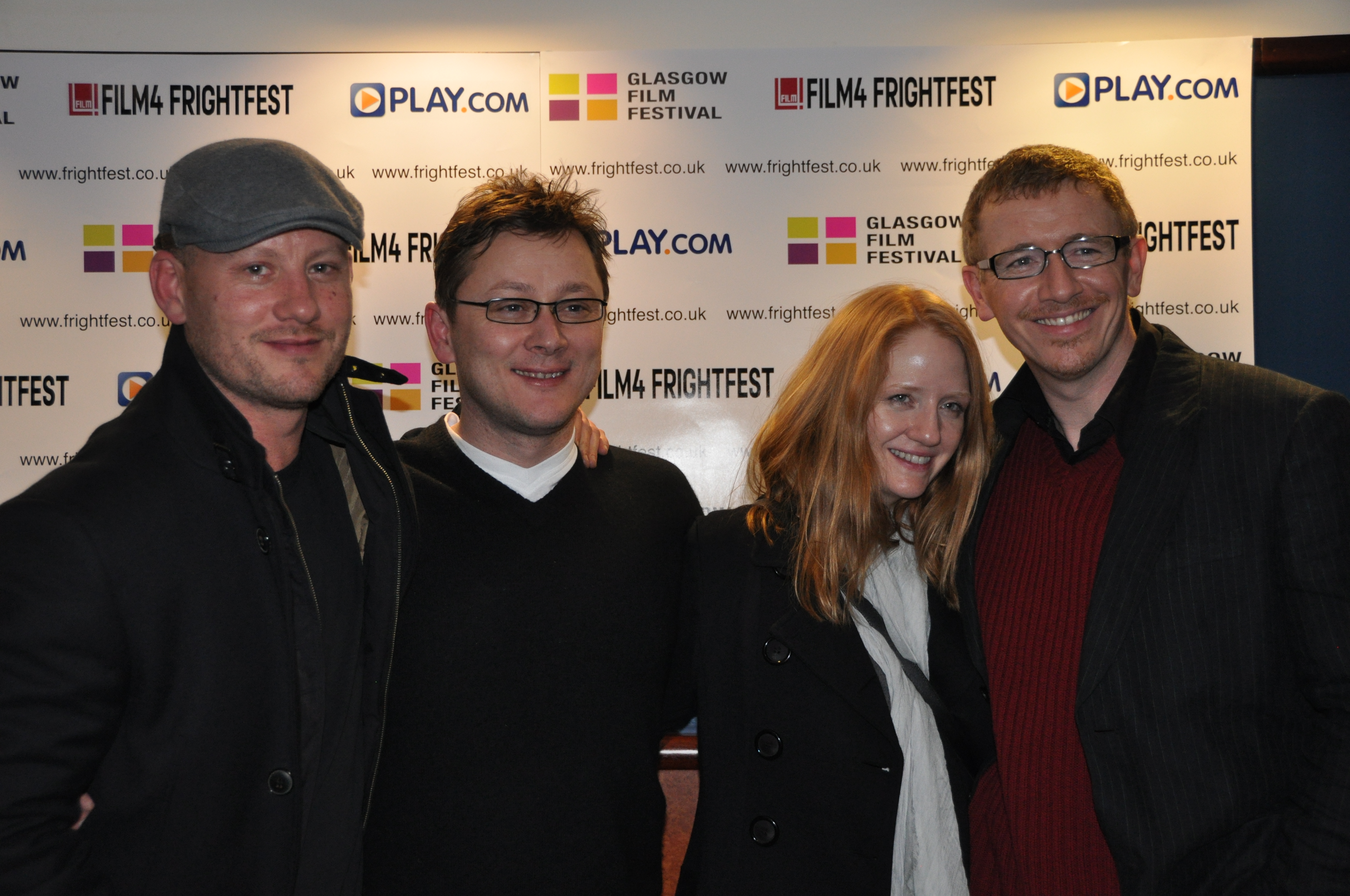 Toby Moore, Peter Lewis, Rachel Oliva, Peter A. Dowling at Glasgow Frightfest.