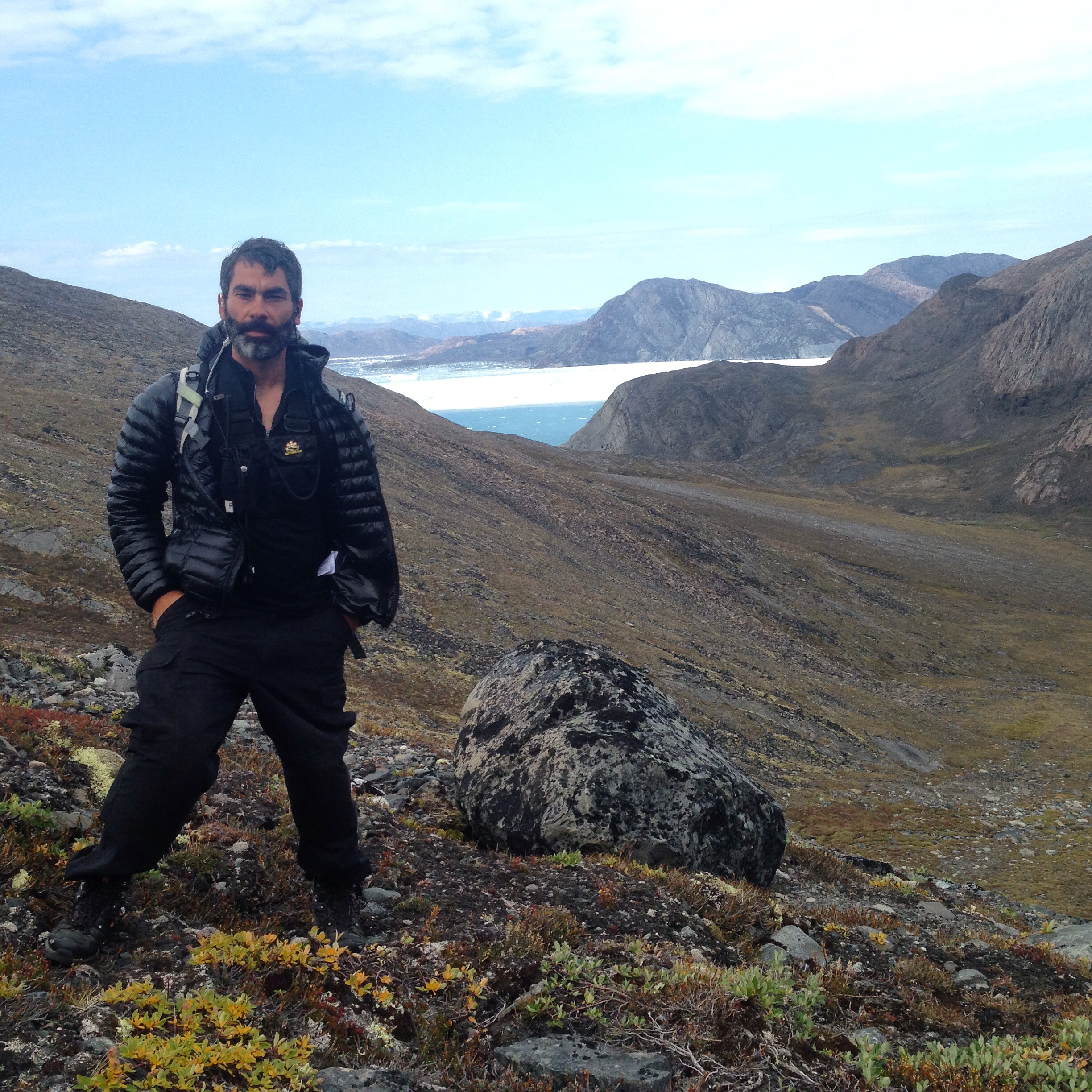 On location in Greenland, Ice Cold Gold Animal Planet
