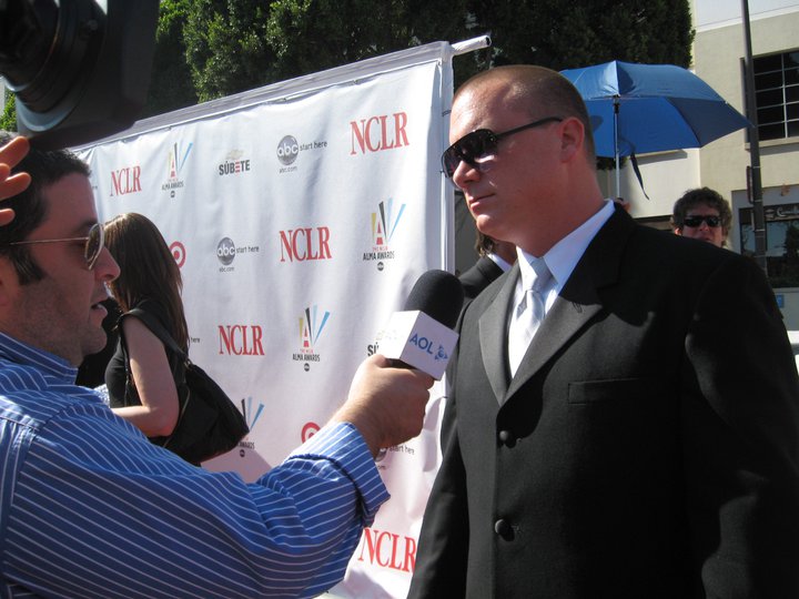 Mick Betancourt on the Red Carpet at the Alma Awards