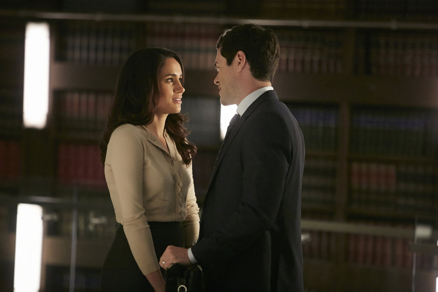 Still of Brendan Hines and Meghan Markle in Suits (2011)