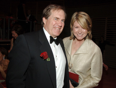 Martha Stewart and Bill Belichick