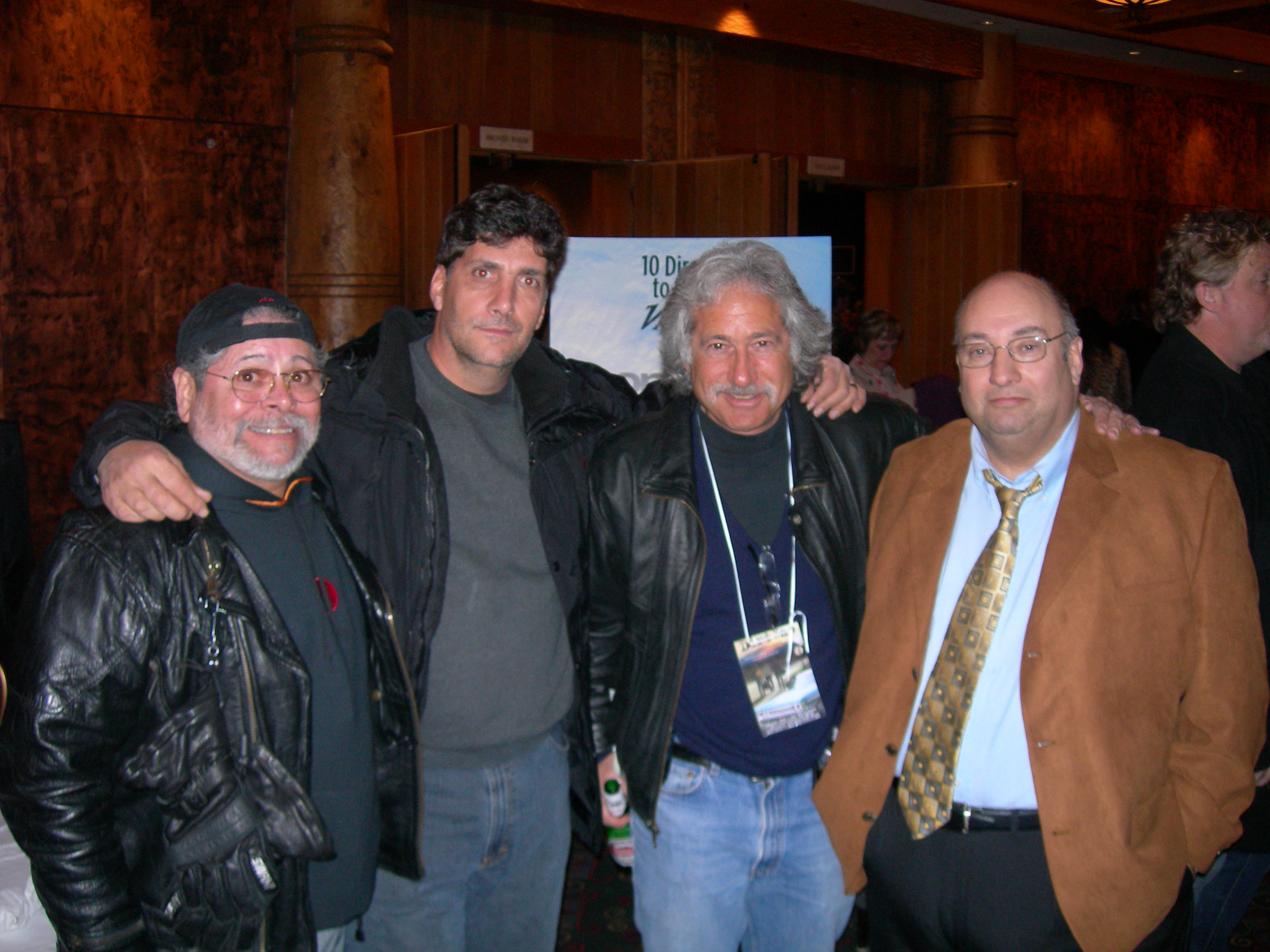 Al Paez, Steven Scaffidi, Harris Tulchin, and Warden Donald Cabana at the Sundance Film Festival.