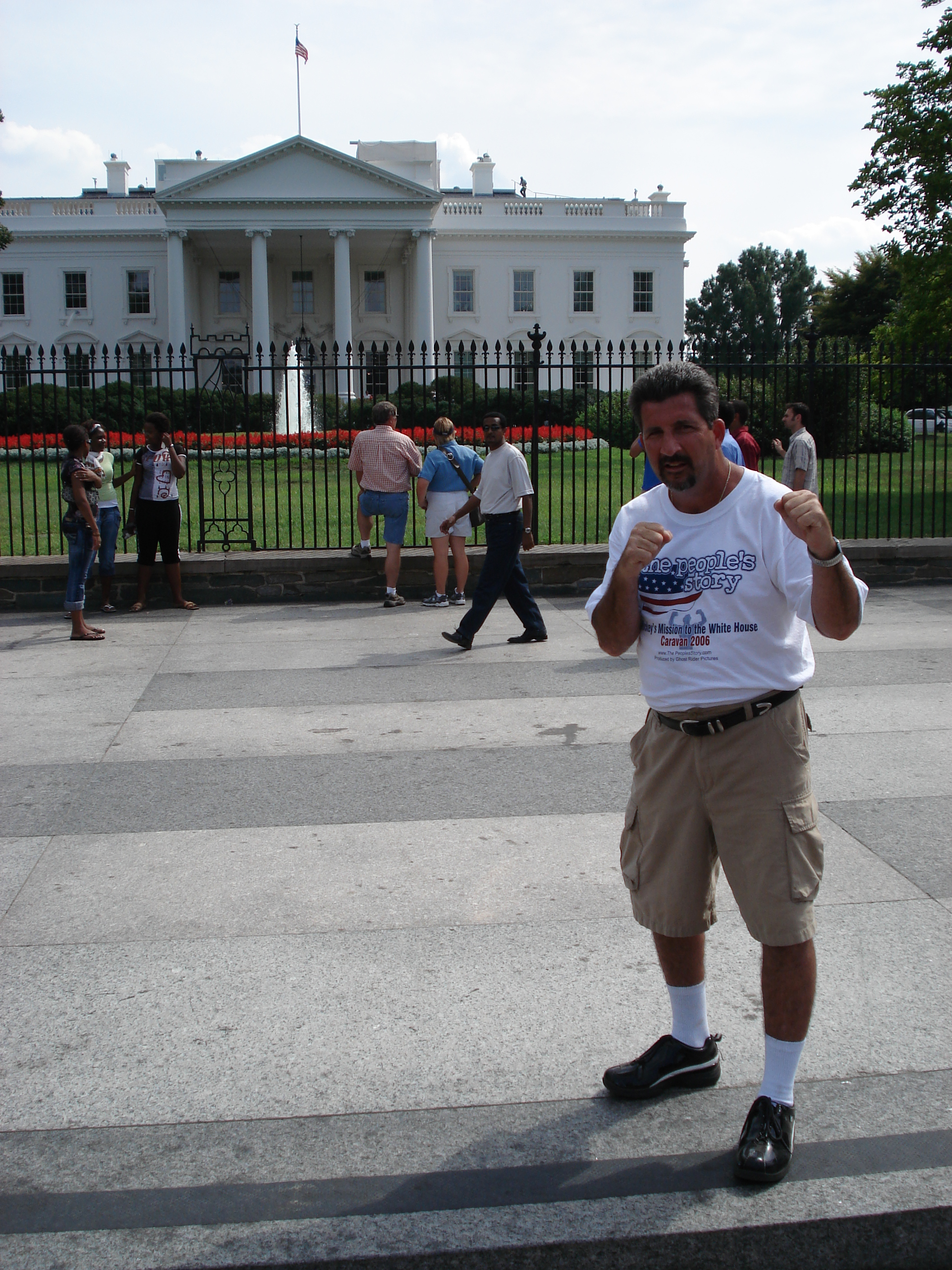 Rockey gets to the White House for his big meeting with the President in 