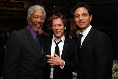 Kevin Bacon, Morgan Freeman and Benjamin Bratt