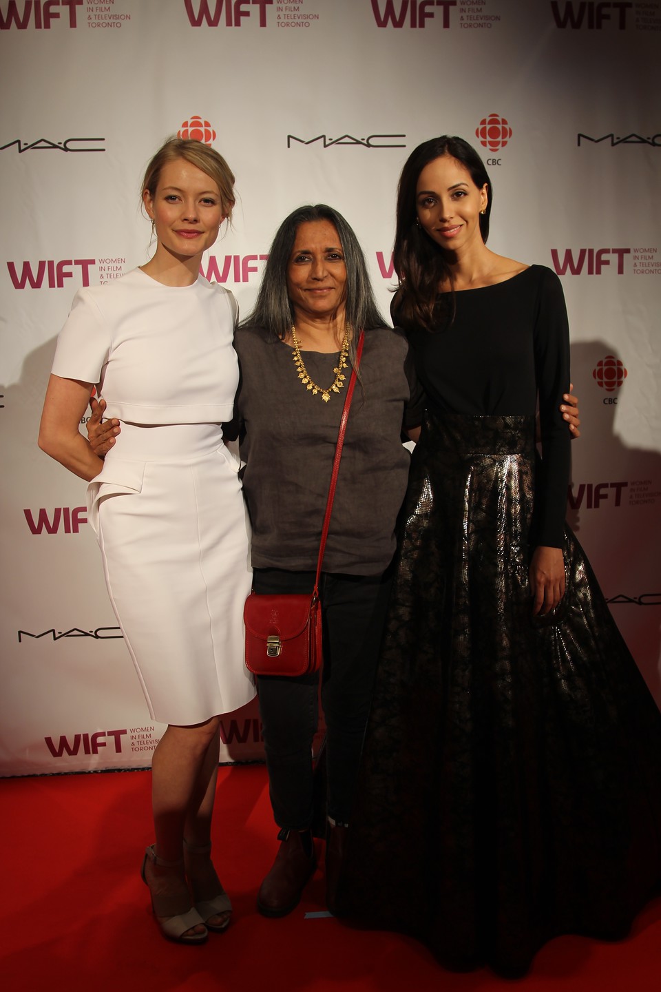 Deepa Mehta, Sarah Allen and Gia Sandhu