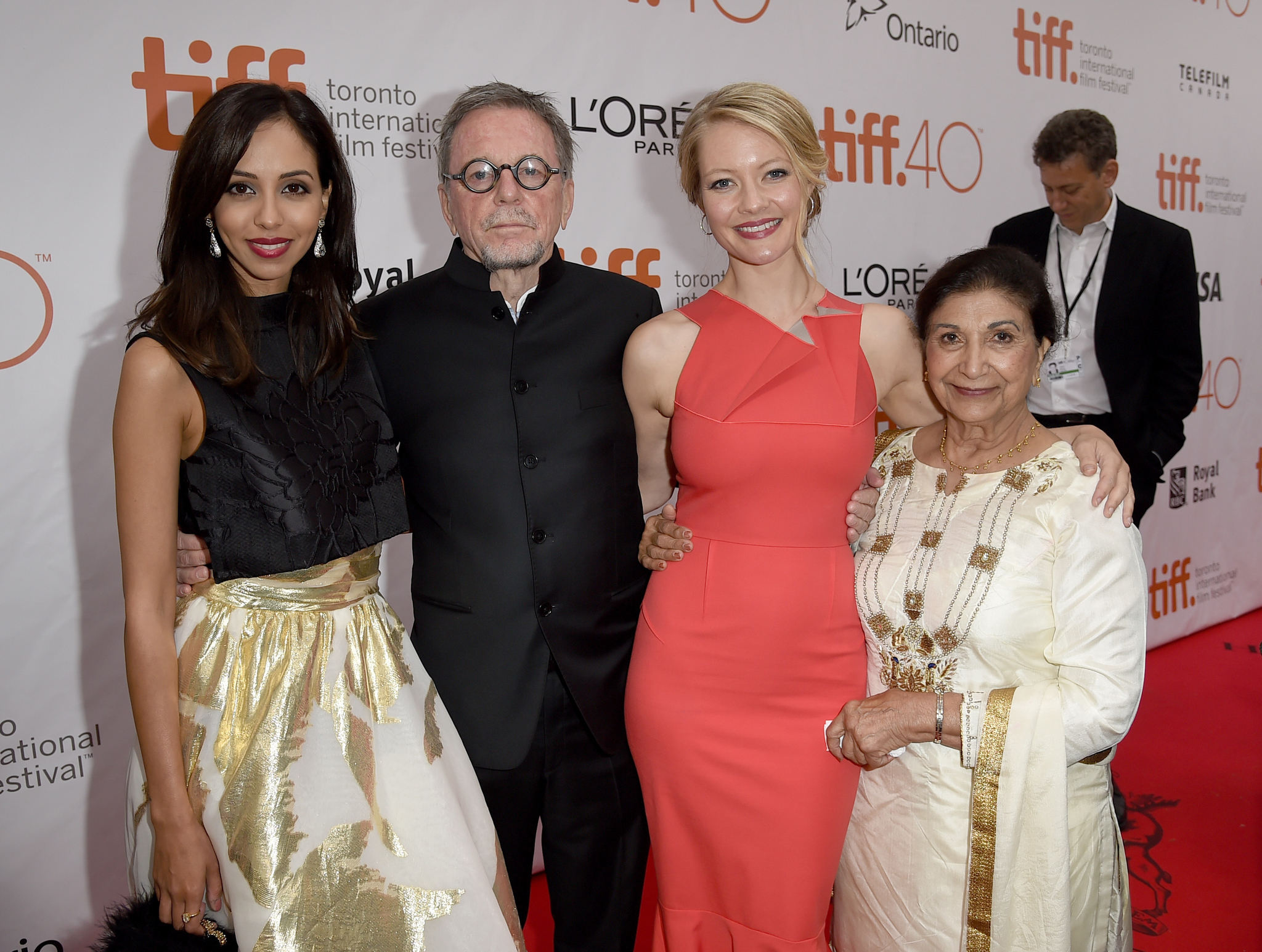 David Hamilton, Balinder Johal, Sarah Allen and Gia Sandhu at event of Beeba Boys (2015)