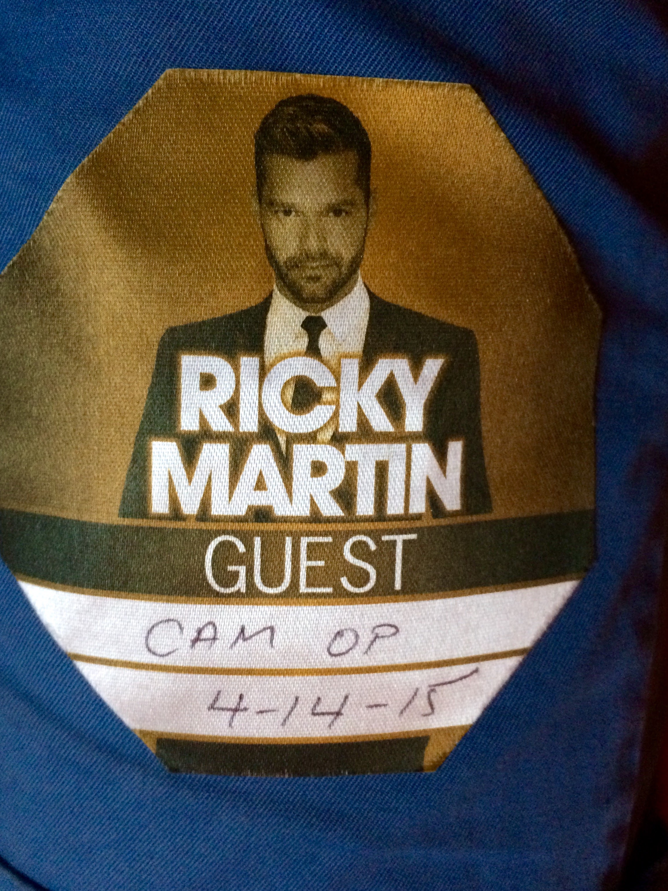 Ricky Martin Concert Rehearsals for Australian and New Zealand Tour. Hand held Operator.