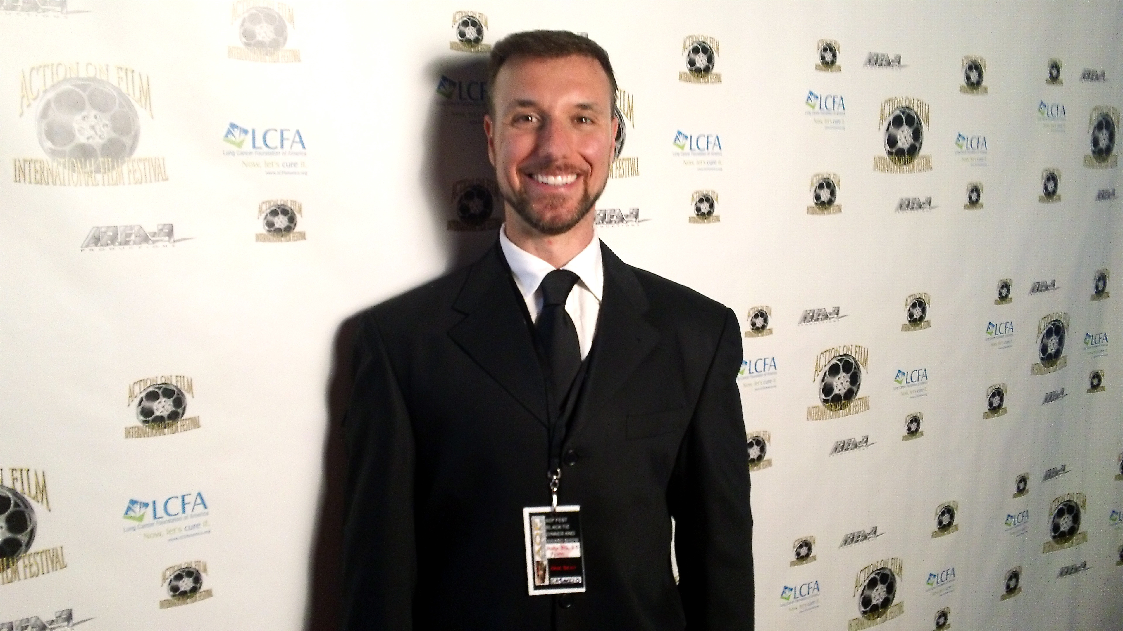 Eric Casaccio at the Action On Film International Film Festival Awards representing 