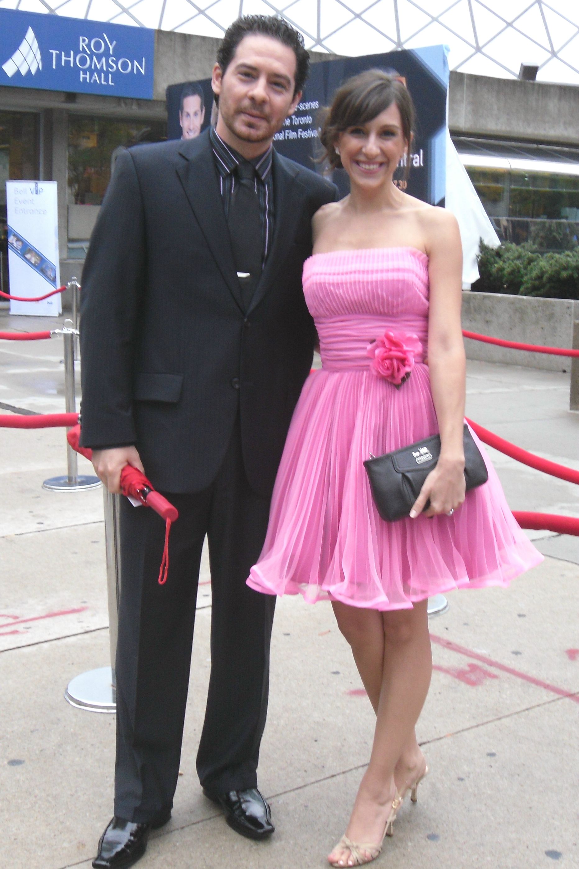 Tarah Consoli and Paolo Mancini at the World Premiere of 