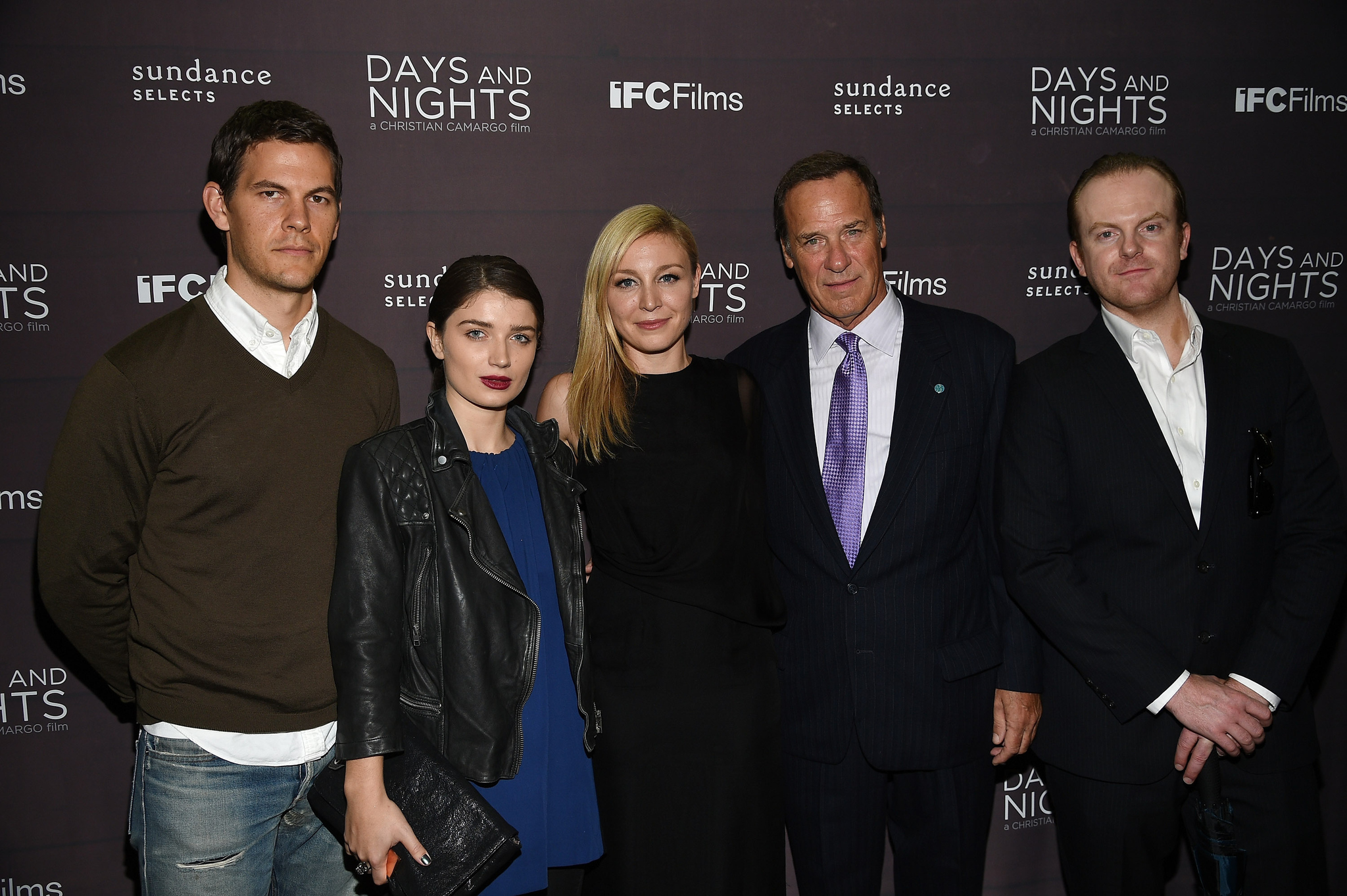 Grainger Hines, Juliet Rylance, Eve Hewson, Jeremy Bobb and Tom Lipinski at event of Days and Nights (2014)