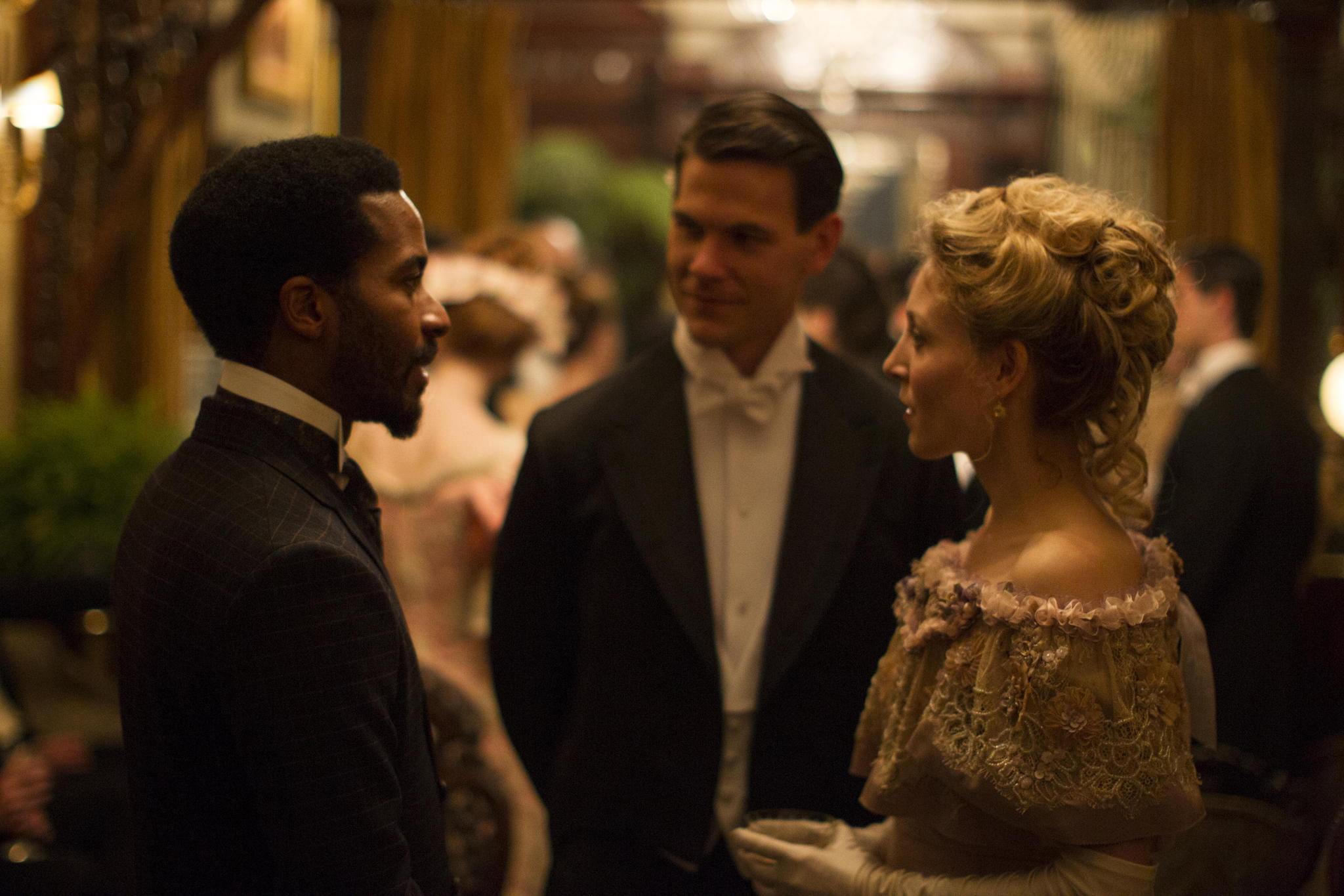 Still of Juliet Rylance and André Holland in The Knick (2014)