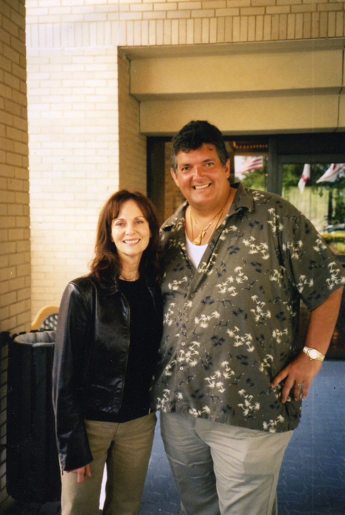 Friends Gerald Hagerty and the beautiful Miss Leslie Ann Warren.