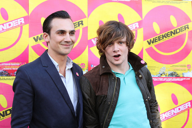 Henry Lloyd-Hughes and Jack O'Connell at the Weekender Premiere @ EIFF 2011.