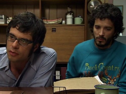 Still of Bret McKenzie and Jemaine Clement in Flight of the Conchords (2007)