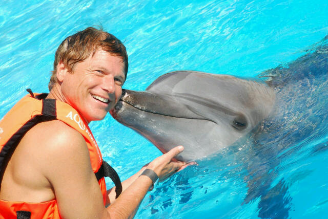 My Dolphin Gal Pal in Cancun...