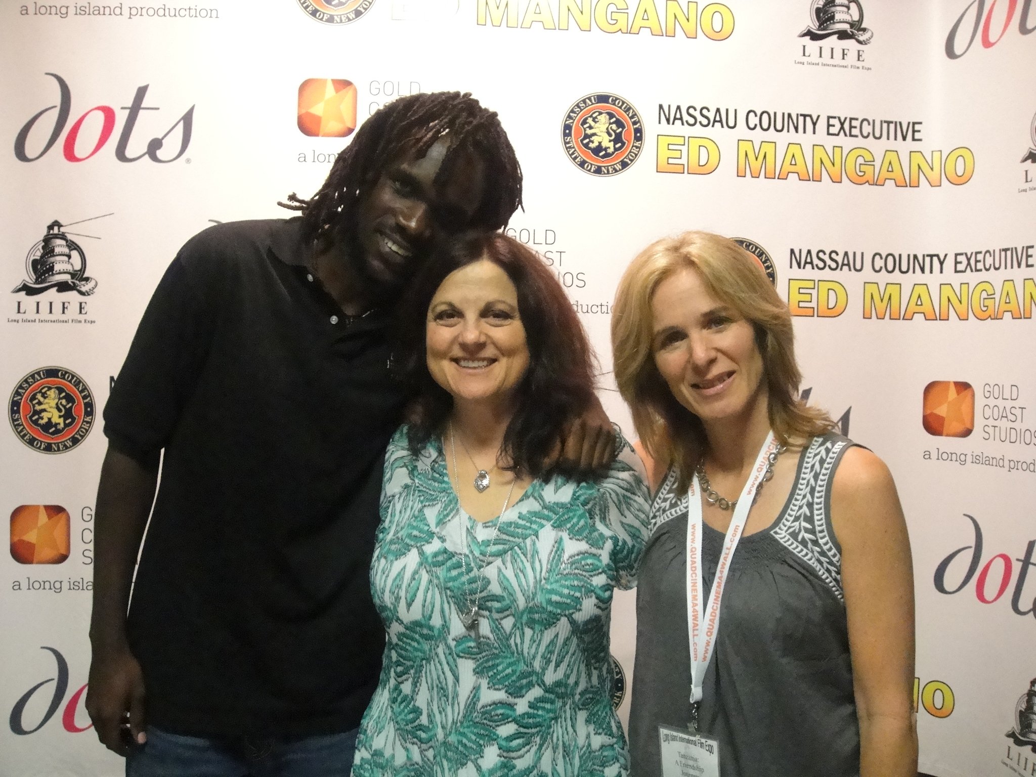 Venance Ndibalema, Debra Markowitz and Sylvia Caminer at the Long Island International Film Expo (LIIFE)