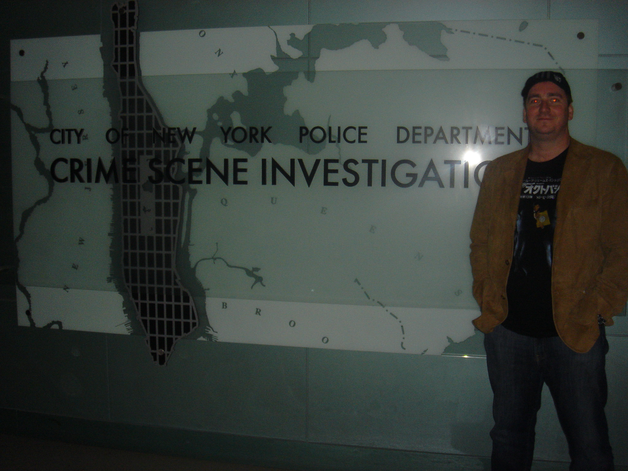 Philip Waley on Set of CSI:New York, CBS Radford, CA