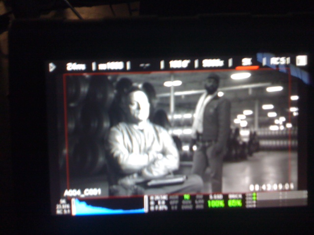 DP Bradford Young lining up, and lighting shot on location in Quincy, IL