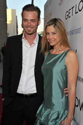 Mira Sorvino and Christopher Backus at event of Get Low (2009)