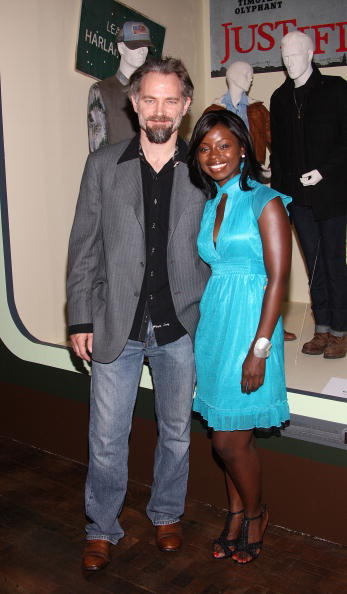 LOS ANGELES, CA - JULY 24: Actor David Meunier (L) and actress Erica Tazel attend the Television Academy's Costume Design Nominee Reception at the Fashion Institute of Design and Merchandising.