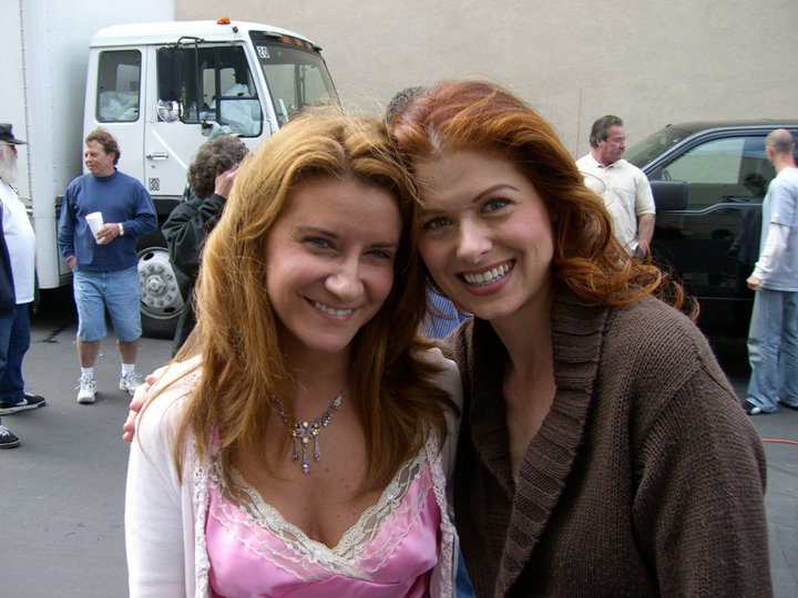 with Debra Messing on Will and Grace