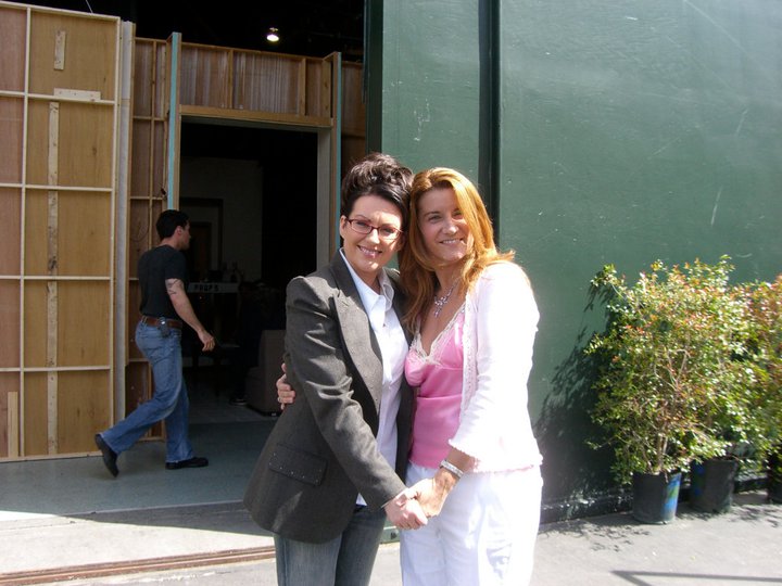 with Megan Mullally on Will and Grace