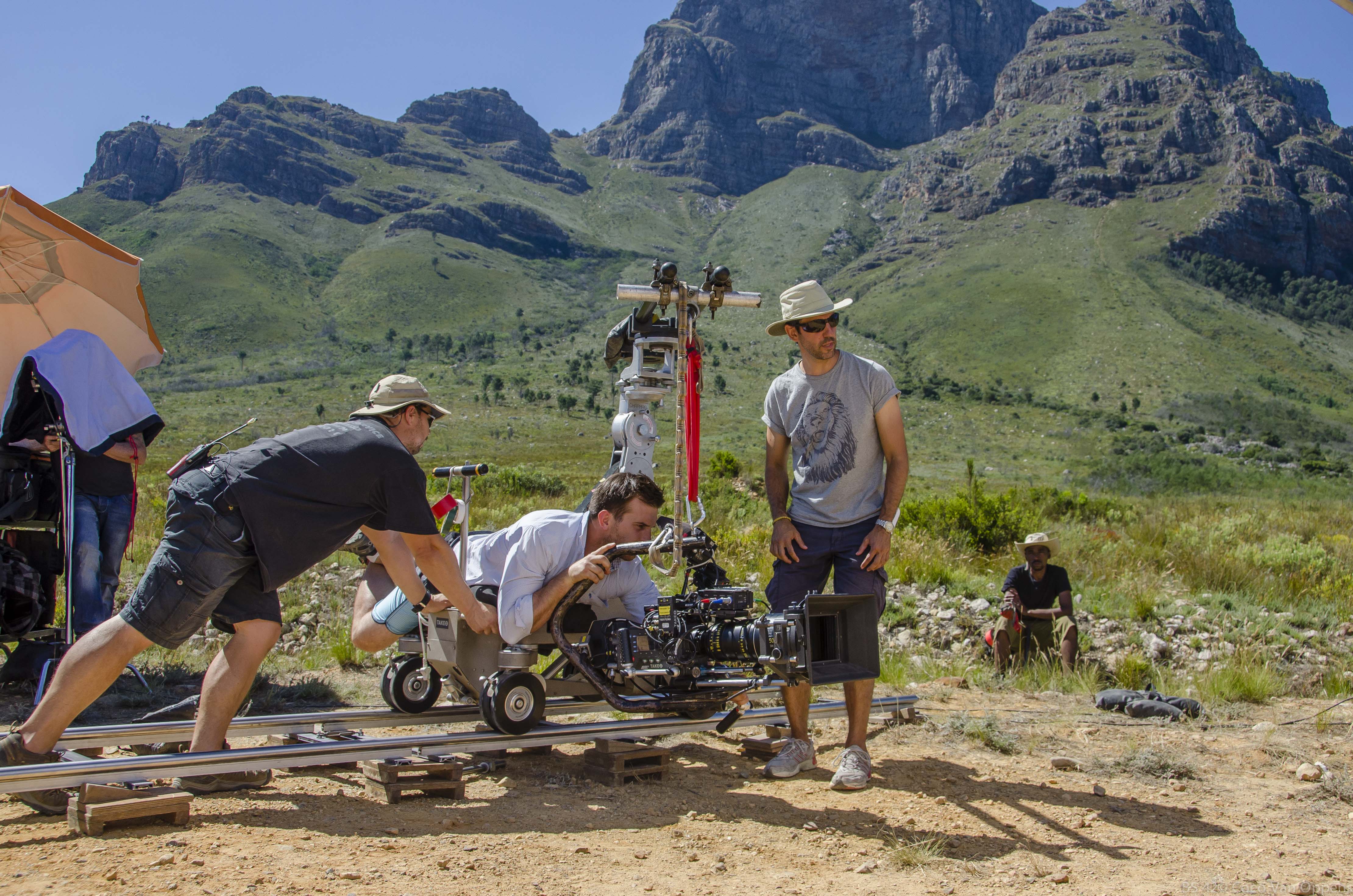 Still of David Sant shooting in South Africa. Michael Carstensen behind the camera.