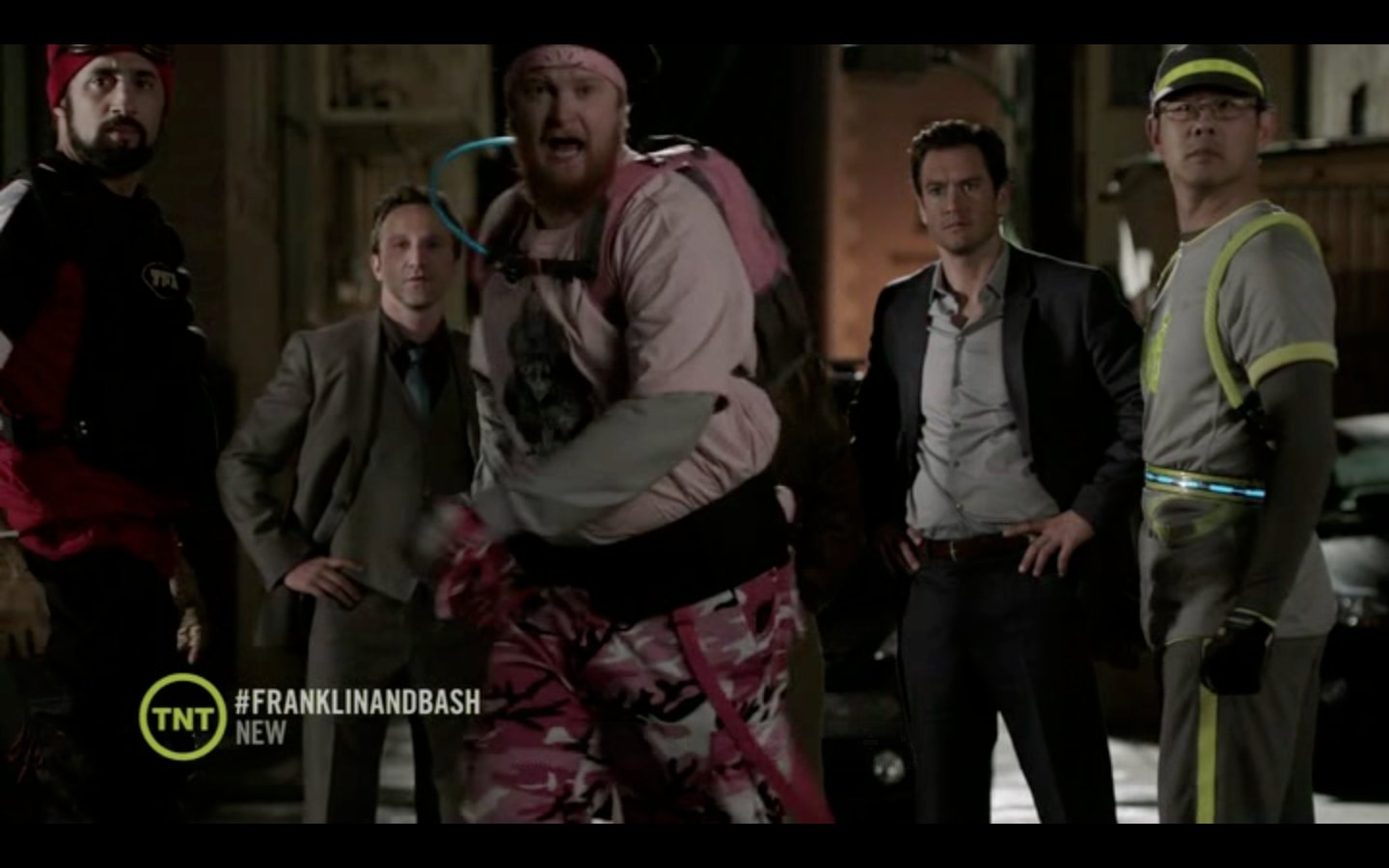 Justin Wade, Breckin Meyer, Bill Parks, Mark-Paul Gosselaar in Franklin & Bash