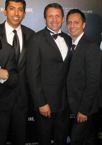 Nashir Hirjee, JC Mac and Ghalib Shiraz Dhalla at the Brittania awards 2010